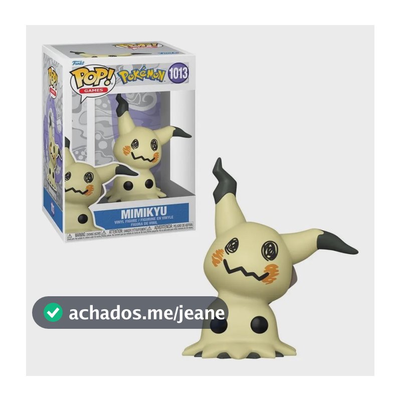 Boneco Funko Pop! Pokémon - Mimikyu