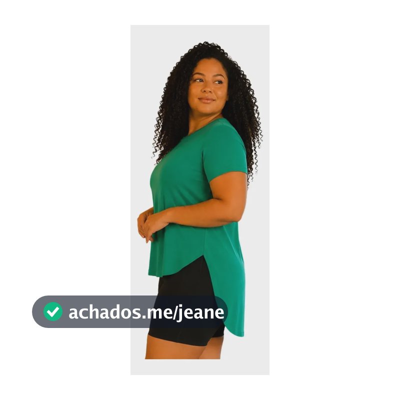 Blusa Mullet Para Treino E Casual 3024.c1 Verde Liso 46/g2