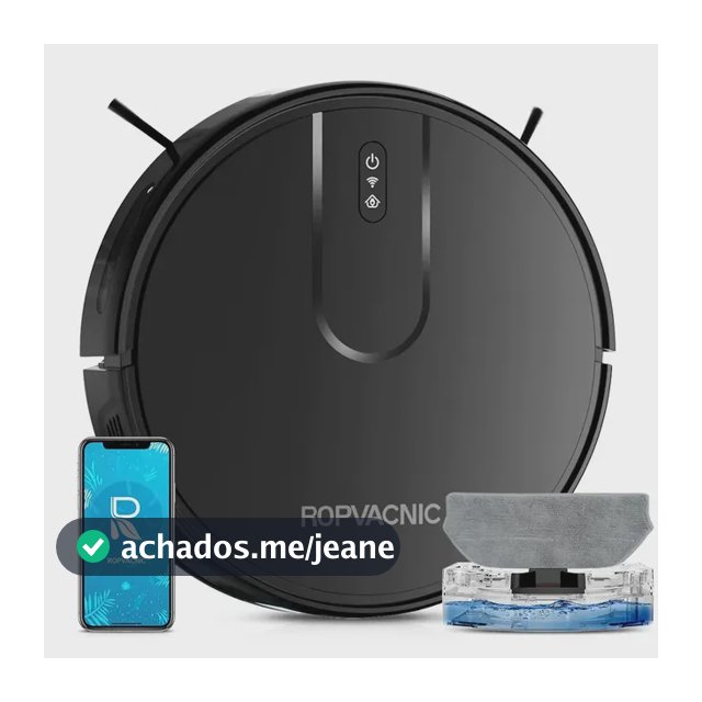 Aspirador Robô Ropvacnic S1 Com Wi-Fi, Varre e Passa Pano Para Casa Inteligente