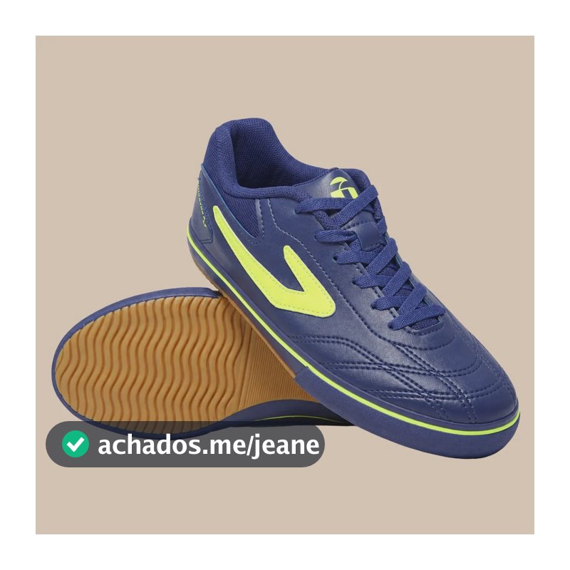 Chuteira Futsal Infantil Topper Dominator Menino Mh01 36