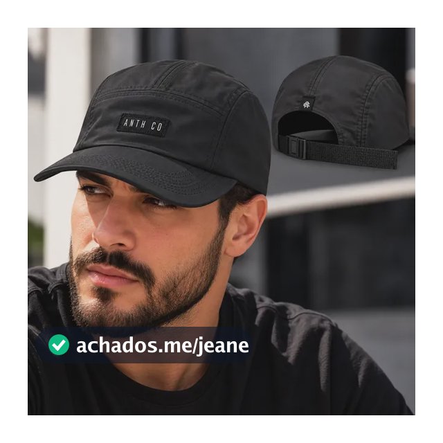 Boné Anth Co. Aba Curva Original Basic Top Five Panel