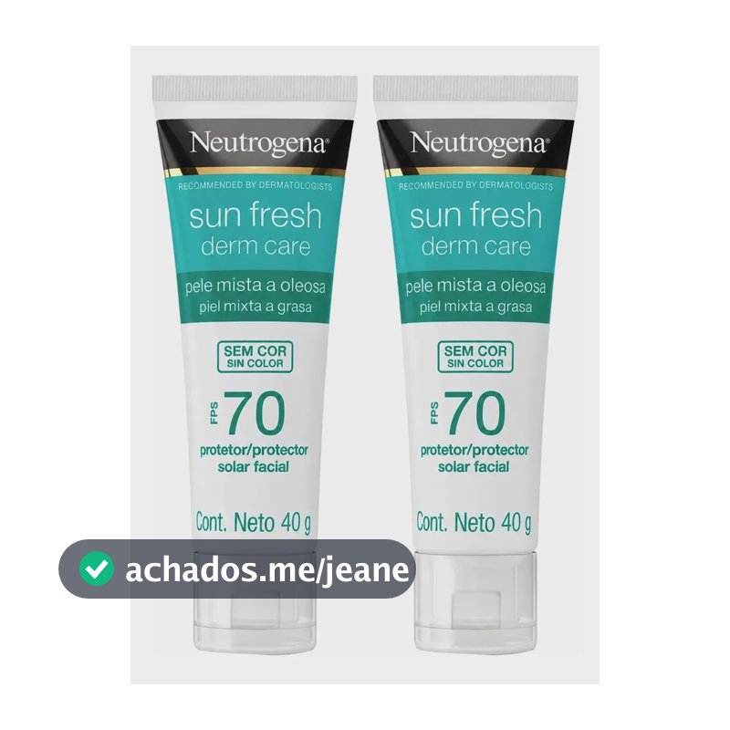 Neutrogena Protetor Solar Facial Sun Fresh Derm Care Fps70 4