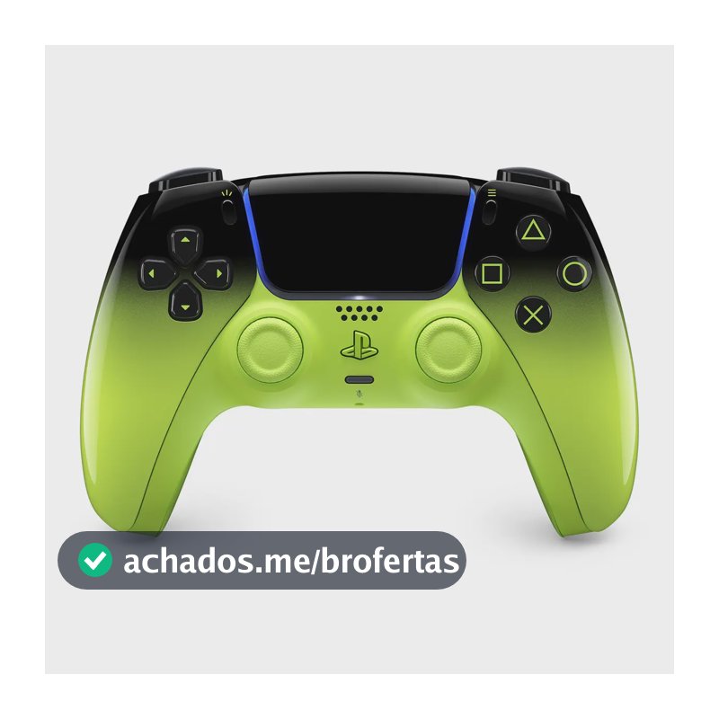 Controle sem fio PlayStation DualSense – Remix Green