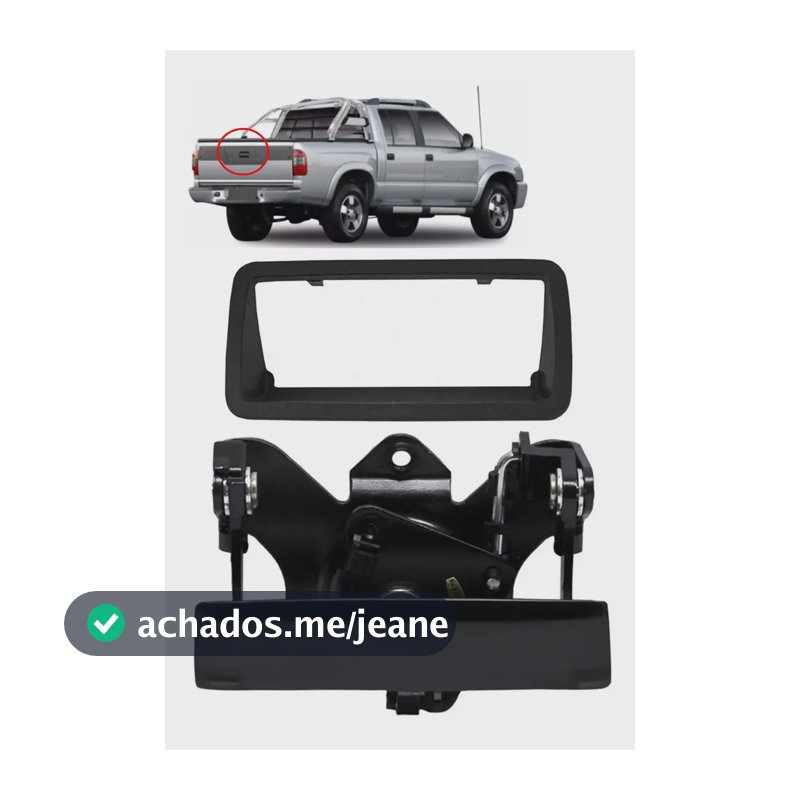Maçaneta Tampa Traseira S10 Com Moldura 1995 A 2011