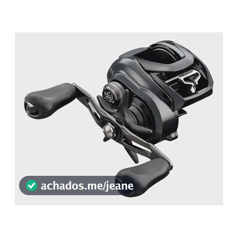 Carretilha Daiwa Tatula 300 TTU300XS Esquerda Preta Freio Magnético