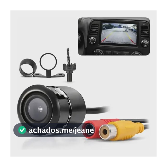 Câmera Ré Automotiva Noturna Borboleta 2em 1 À Prova D'água