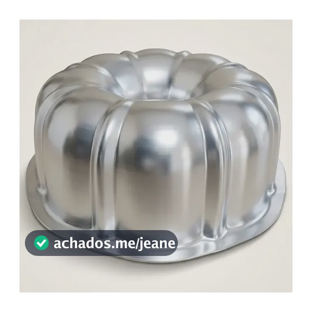 Forma De Bolo Suica Tradicional N2 Decorada Aluminio C/ Furo Alumínio
