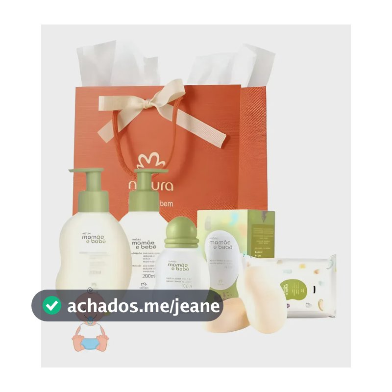 Kit Mamãe E Bebê Natura Chá De Bebê - Recém-nascido estrela Verde