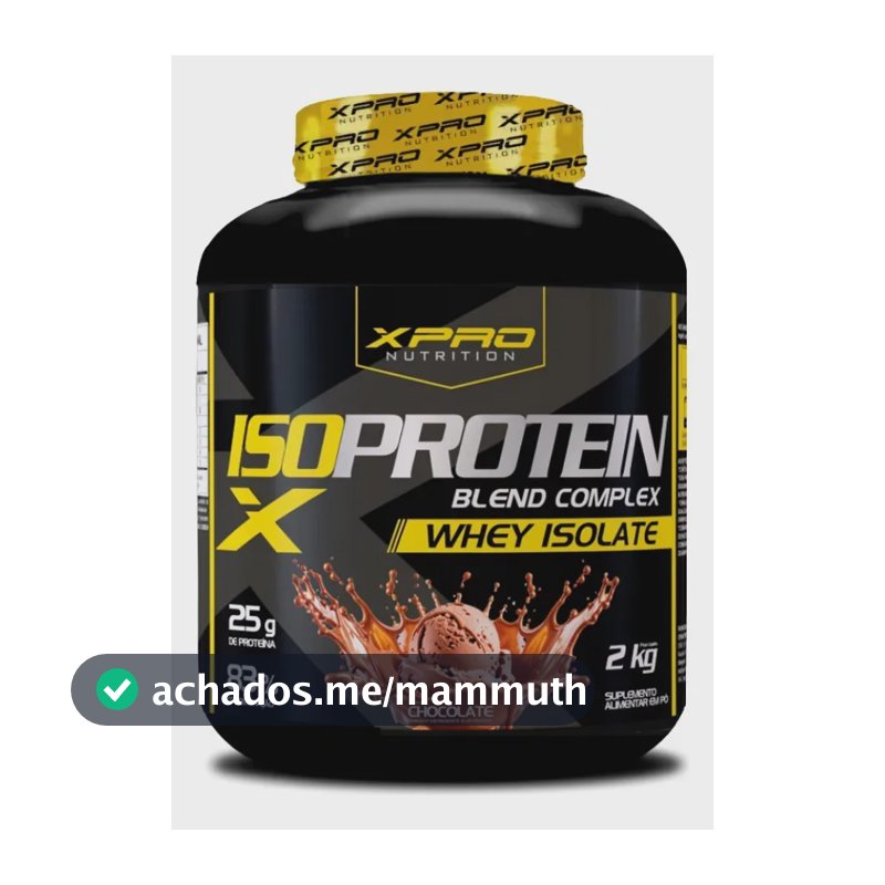 Whey protein XPro Nutrition Iso Blend Complex em pó sabor Chocolate x 2kg