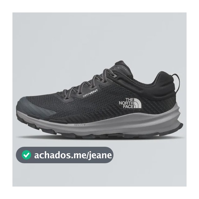 Tênis Masculino Vectiv Fastpack Wp The North Face Tnf Black/vanadis Grey Liso 40 Br
