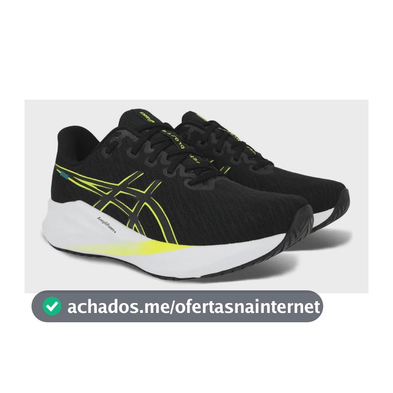 Tênis Asics Versablast 4 Masculino Preto E Amarelo 41 Br