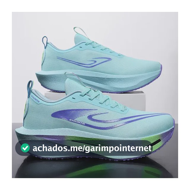 Tênis Esportivo Unissex Placa Carbono Ryan Blue 43 Eu Quiet Blue 39 Eu