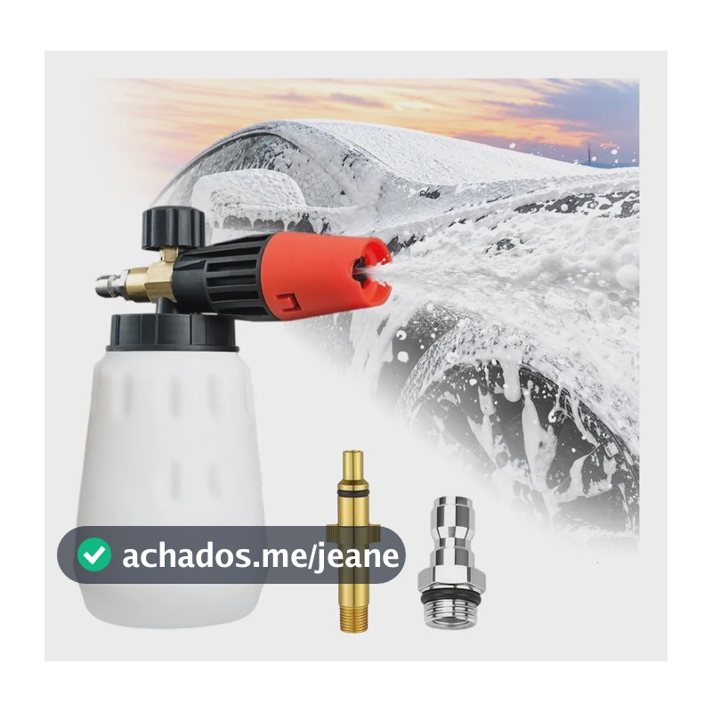 Canhão De Espuma Snow Foam 360 Engate Rápido 1l+engate 14mm