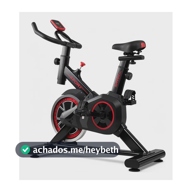 Bicicleta Ergométrica Spinning Bike Ergométrica It's X11 Bicicleta Ergométrica Preto/vermelho