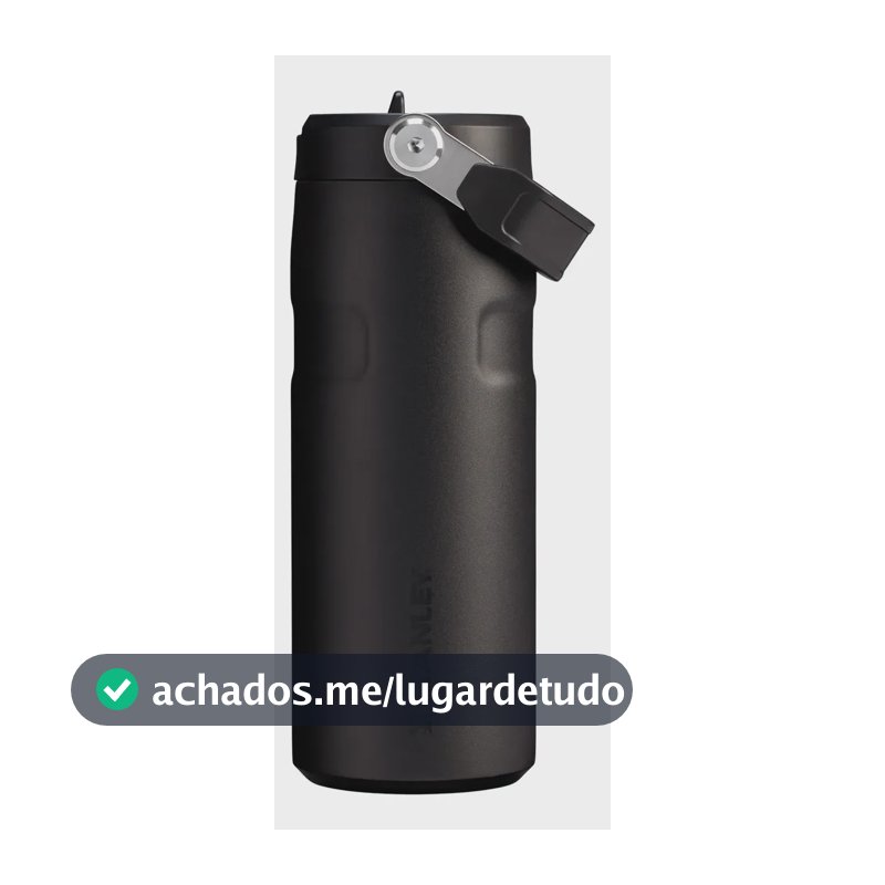 Garrafa Térmica Stanley Aerolight Flip Straw Black 473ml