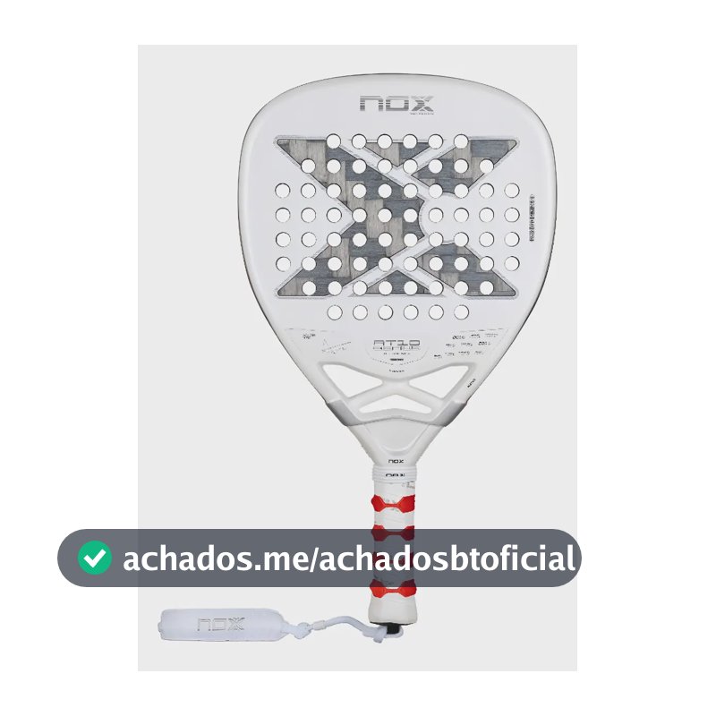 Raquete De Padel Nox At10 Genius Attack 12k Alum Xtreme 2026 Branco