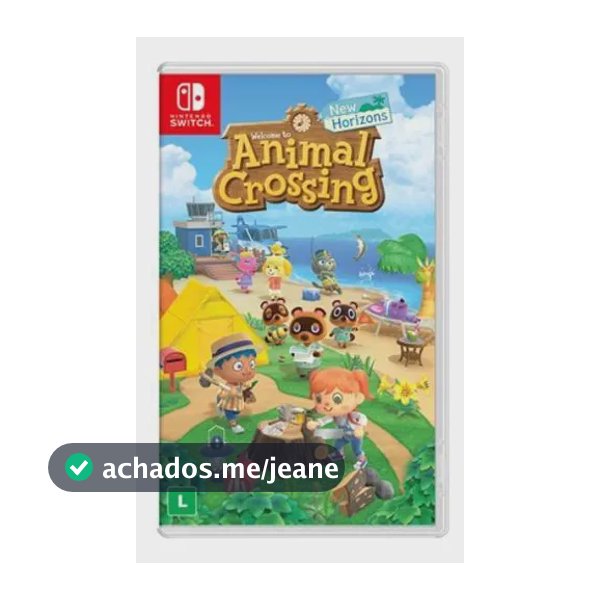 Jogo Animal Crossing New Horizons Nintendo Switch Físico