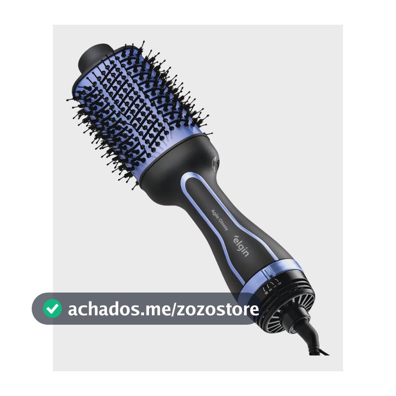Escova Secadora Alisadora Elgin Agile Glossy Roxo