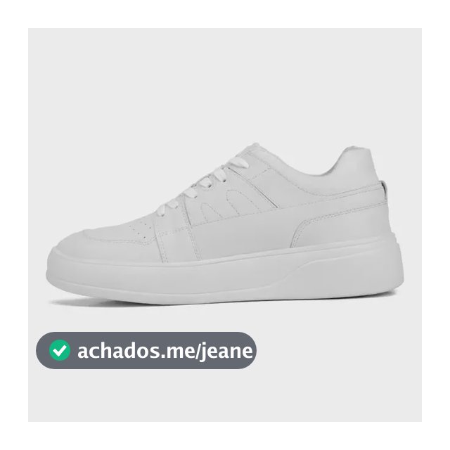 Tenis Plataforma Druon Branco (+6cm De Altura)
