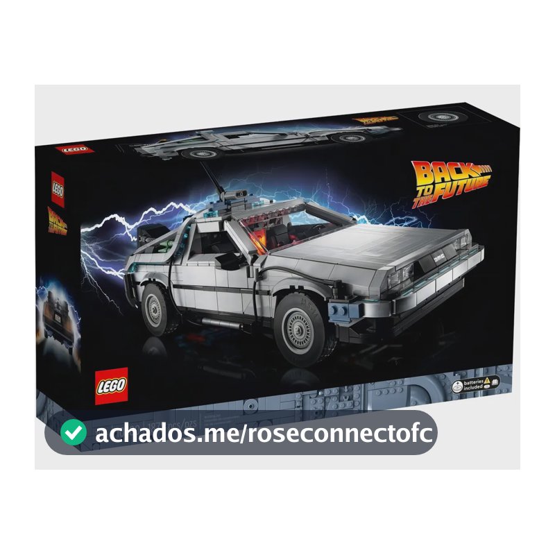 Lego Creator Expert Máquina Tiempo De Volta ao Futuro 10300