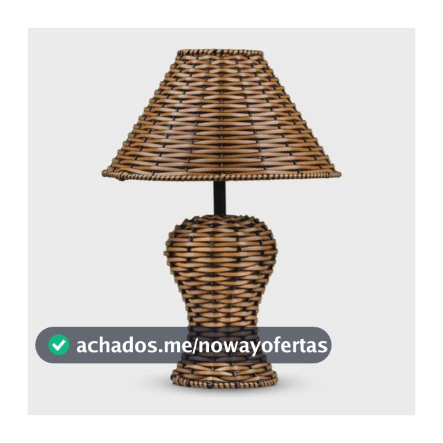 Abajur Decorativo Junco Sutil