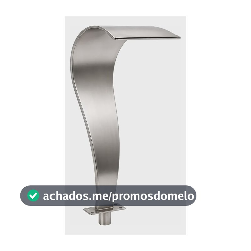 Cascata Inox Naja 75x23 Lâmina Dágua Premium Acquax