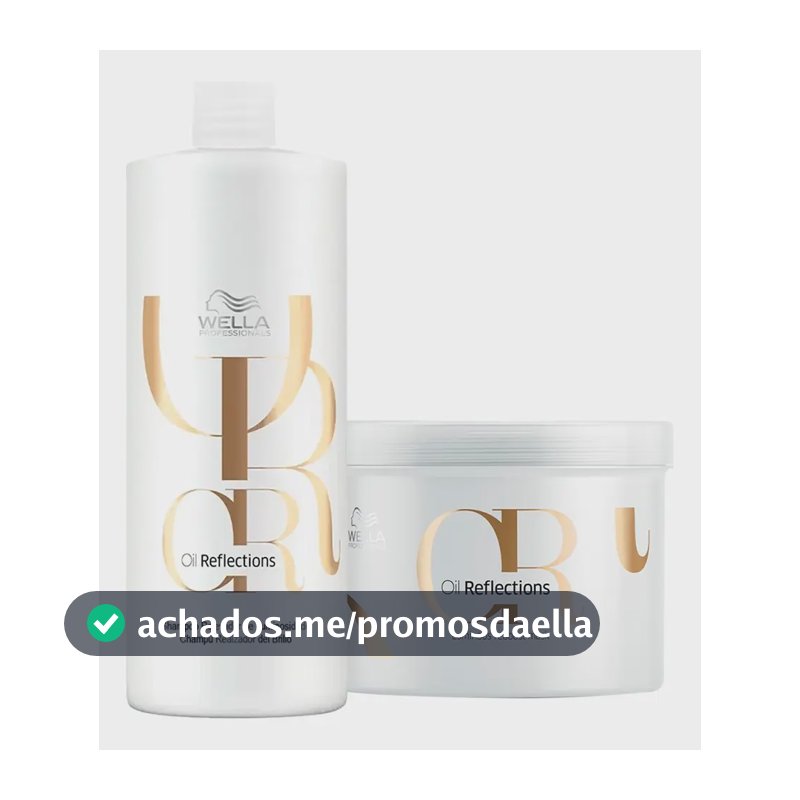 Kit Wella Professionals Oil Reflections Shampoo E Máscara