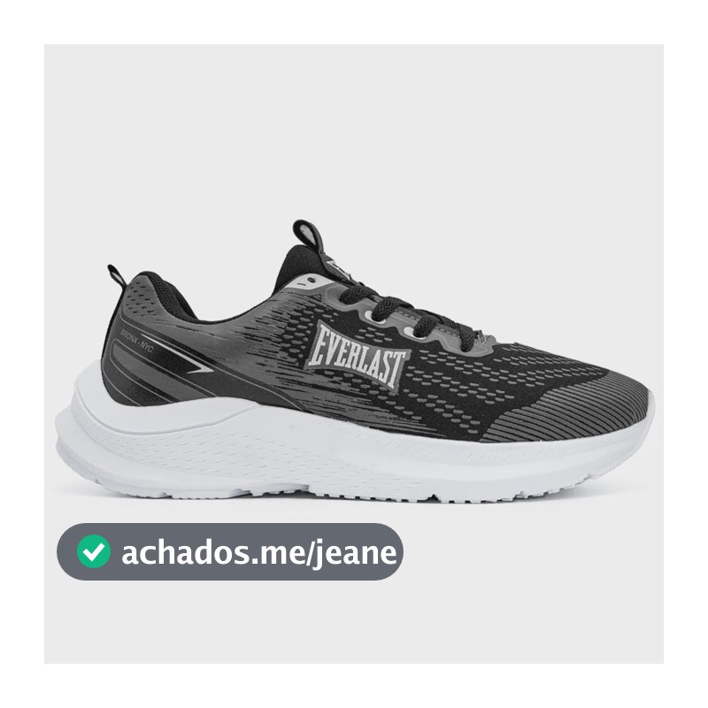 Tênis Everlast Quick Unissex - Diversas Cores Preto 42 Br