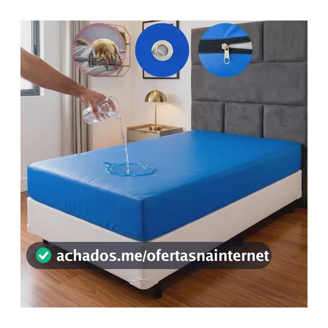 Capa Colchão Impermeável Hospitalar Antialérgico Solteiro