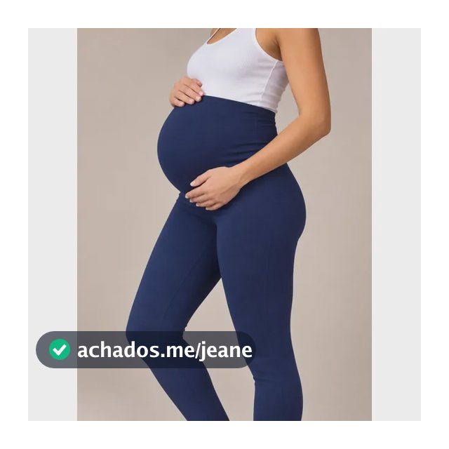 Legging Gestante Grávida Suplex Elastano Adaptável Elástica