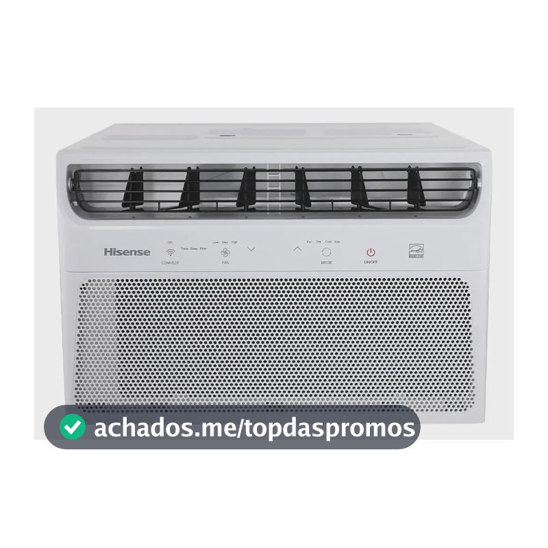 Ar condicionado janela Hisense 7500BTUs Eletrônico aw-08cwbrvgu02 branco