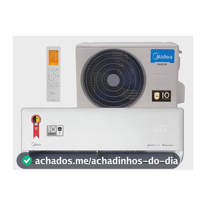 Ar Condicionado Inverter Midea Ecomaster 18000 Btu Frio 220v Branco 220v