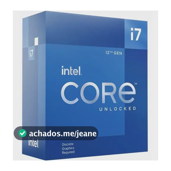 Processador Intel Core I7-12700kf 12ª Geração 3.6ghz