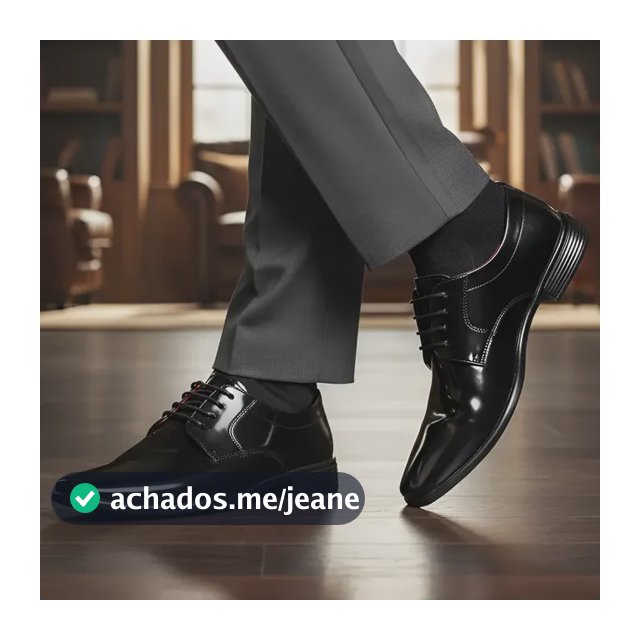 Sapato Masculino Social Verniz Com Cadarço Luxo Confortável