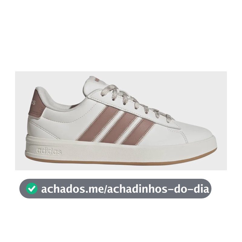 Tênis Feminino Grand Court 3.0 adidas Branco Liso 36 Br