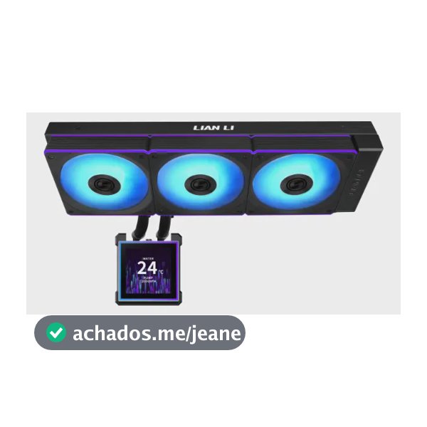 Water Cooler Hydroshift Ii Lcd-s Rgb Tela 3,4 Preto Lian Li Preto