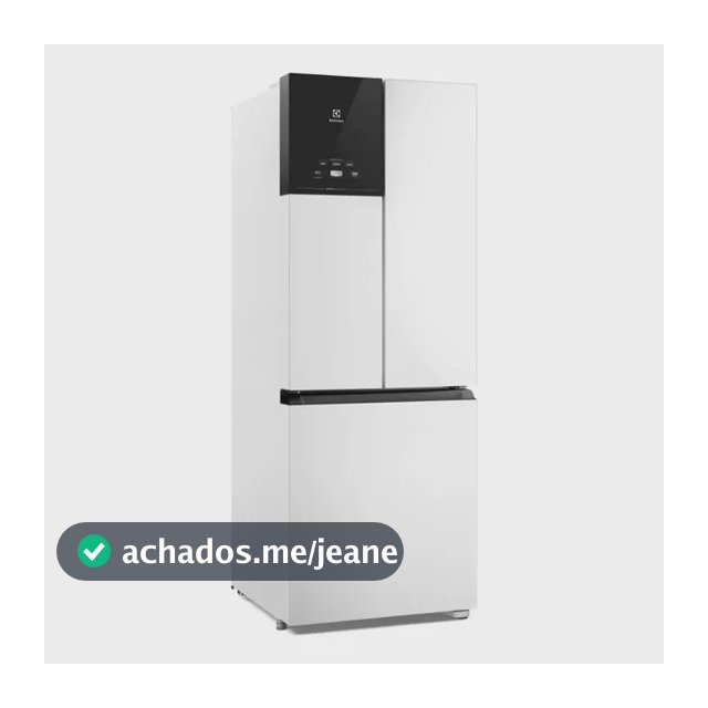 Geladeira Electrolux Frost Free IM7 Inverter 480L Efficient AutoSense 3 Portas Branca