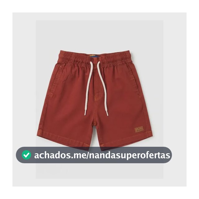 Bermuda Mauricinho Linho Premium Infantil Sarja 100% Algodão