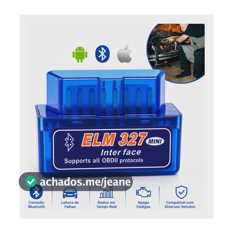 Scanner Automotivo Bluetooth Obd2 Android - Pronta Entrega