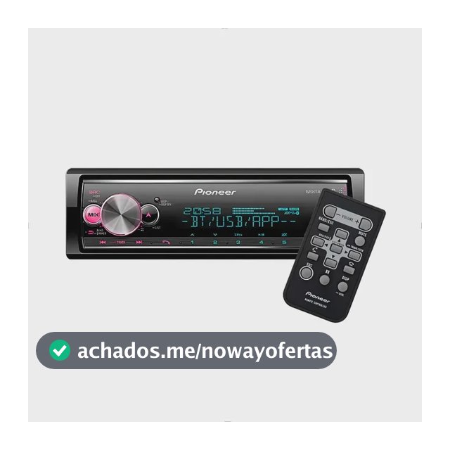 Pioneer Mvh-x3000br Usb/bt Aceita Controle Longa Distância