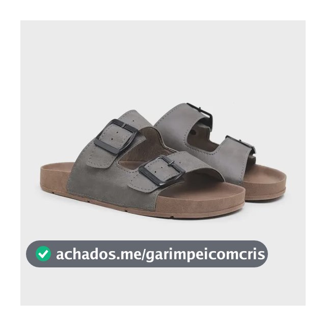 Birken Masculina Birken Chinelo Em Couro Ecológico Leve