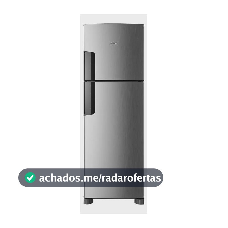Geladeira Consul Smart Crm44mkana Inox Duplex 377l Inox 220v
