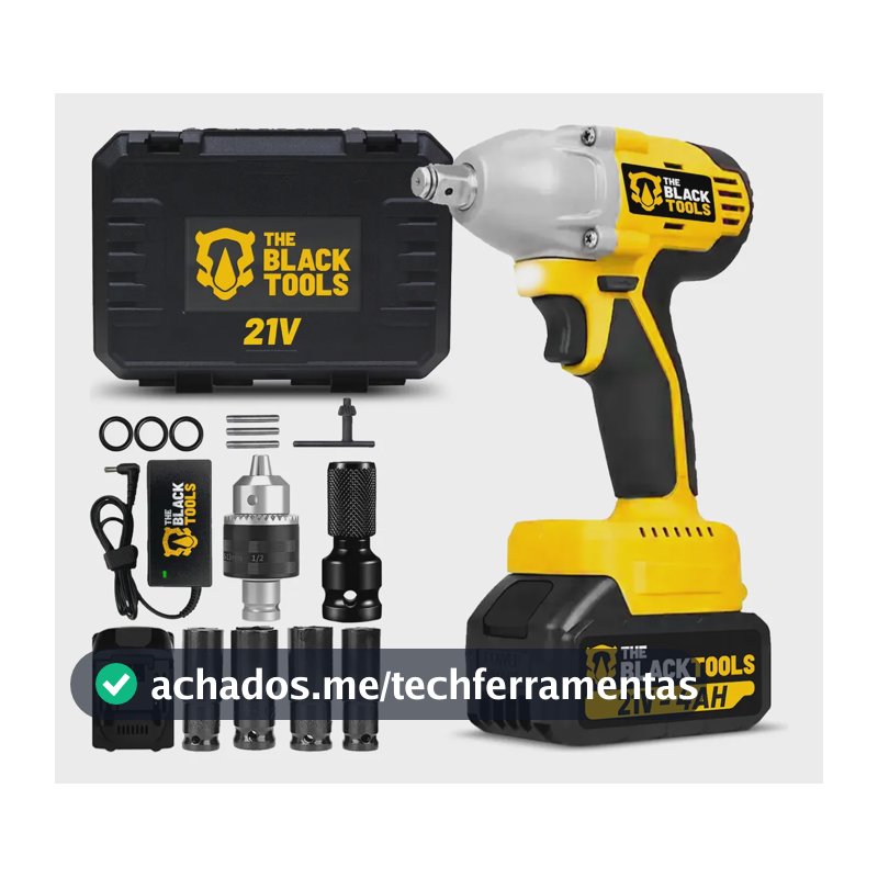 Chave De Impacto Brushless 21v The Black Tools Tb-21ik 21v