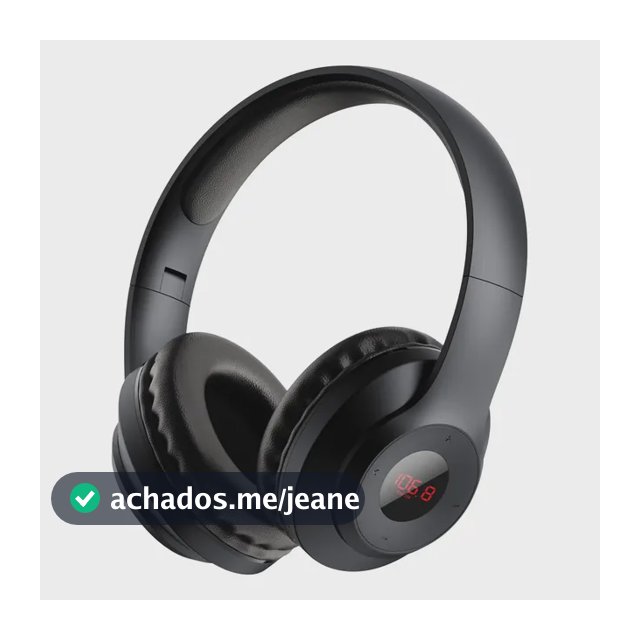 Fones De Ouvido De Rádio Fm Portáteis Com Display Led, Prote