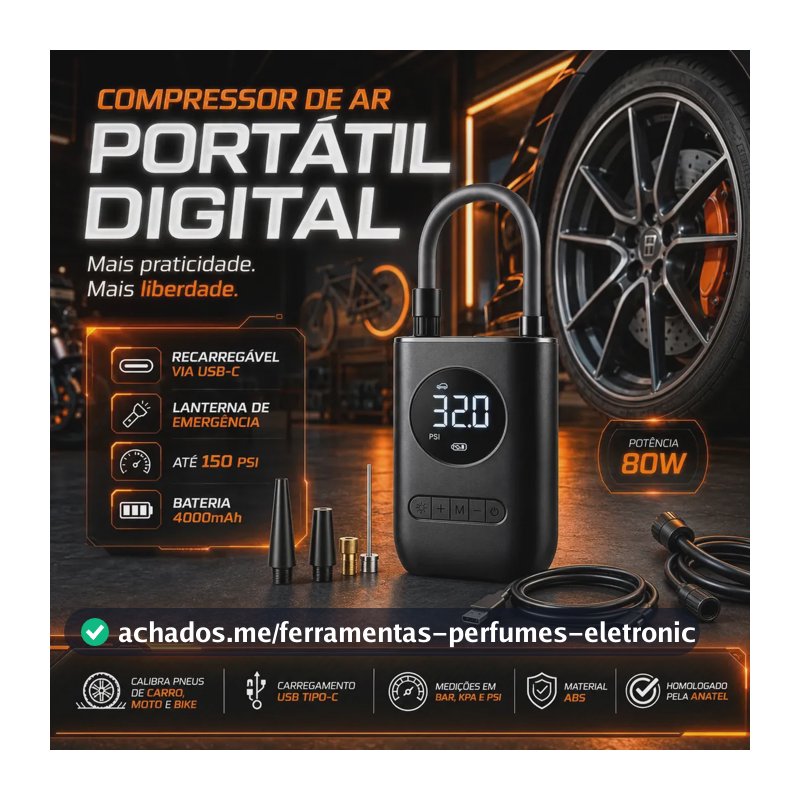 Portátil B&G Mini Compressor