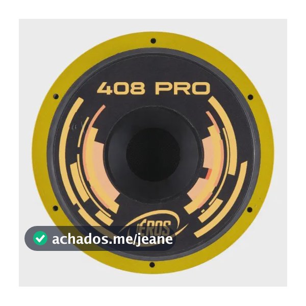 Woofer 8 Polegadas 400W RMS 8 Ohms Eros E-408 PRO para Carro