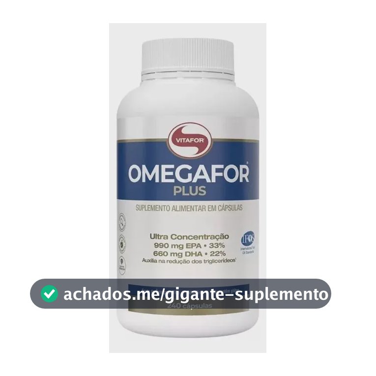 Omega 3 Omegafor Plus 240caps Concentrado Vitafor