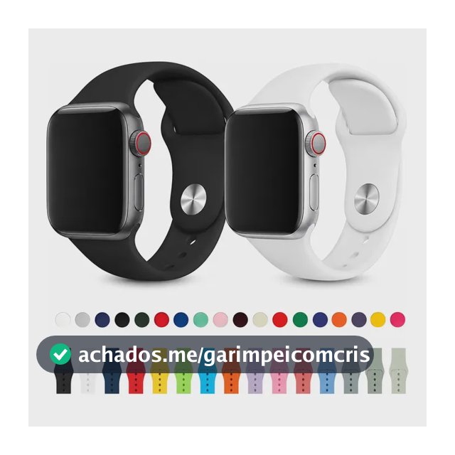 Pulseira Sport Compatível C/ Apple Watch 38mm 40mm 42mm 44mm