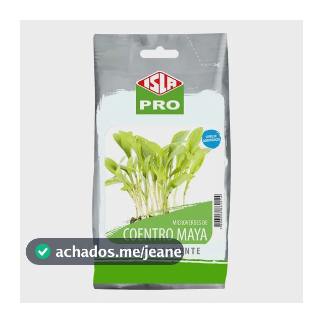 Sementes De Microverdes De Coentro Maya - 100g - Isla
