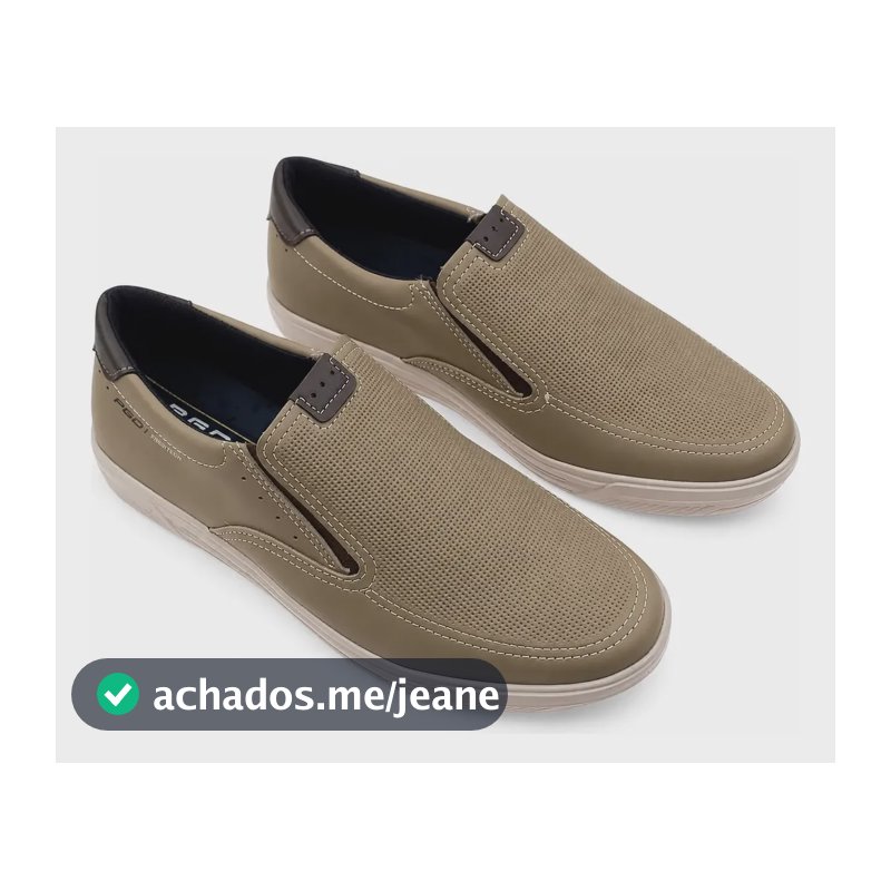 Sapatenis Pegada Masculino Casual Couro Napa Areia 40 Br 40